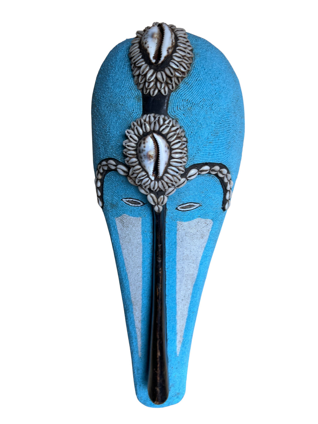 Fang Tribe Beaded Mask