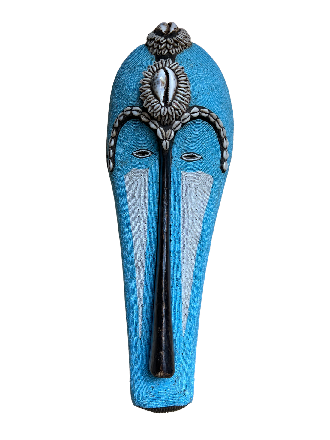 Fang Tribe Beaded Mask