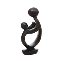 Shona Tribe Serpentine Stone Mother and Child - Regular ~7.9" Tall