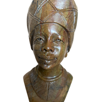 Shona Tribe Fruit Serpentine Lady with Hat