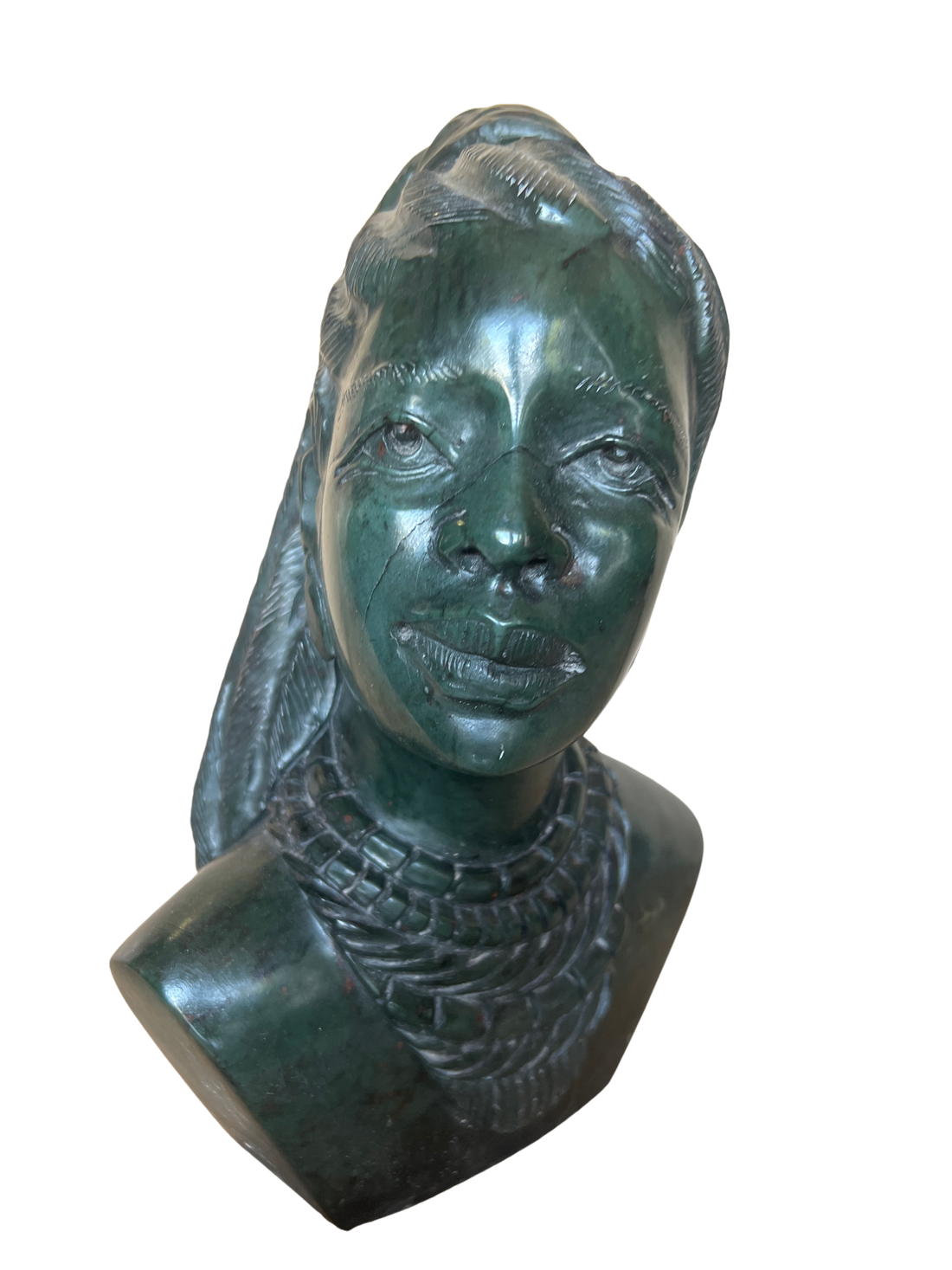 Shona Tribe Fruit Serpentine Lady with Braids
