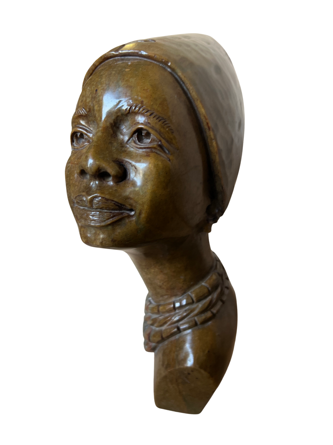 Shona Tribe Fruit Serpentine Lady with hat