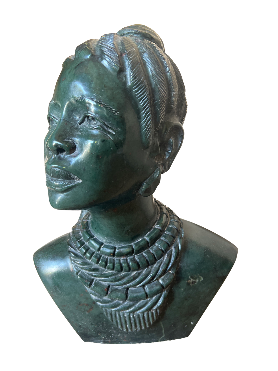 Shona Tribe Fruit Serpentine Lady with Braids