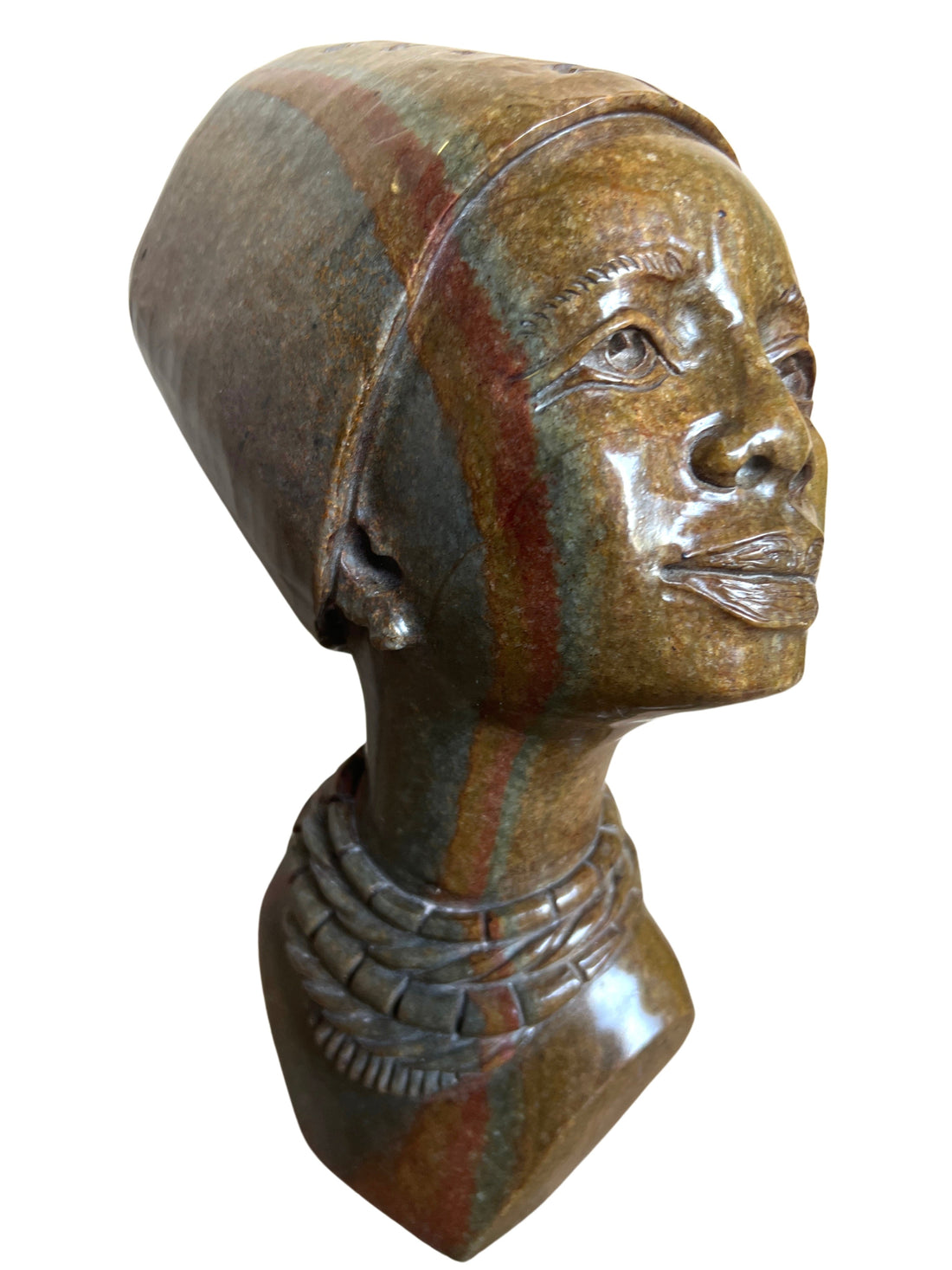Shona Tribe Fruit Serpentine Lady with hat