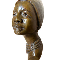 Shona Tribe Fruit Serpentine Lady with hat