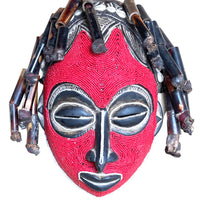 Chokwe Tribe Beaded Mask