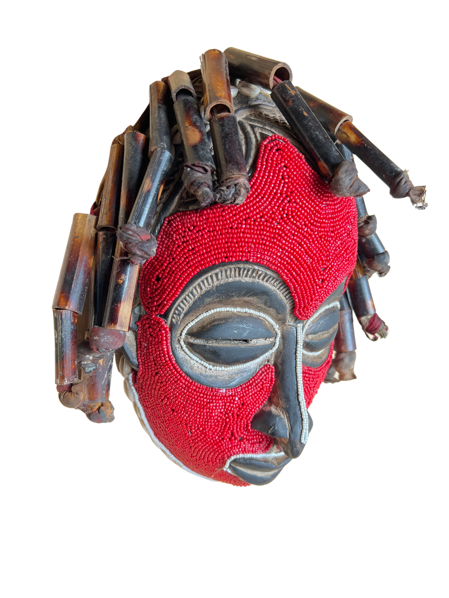 Chokwe Tribe Beaded Mask