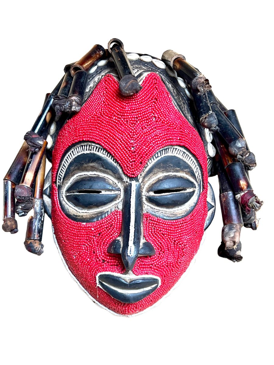 Chokwe Tribe Beaded Mask