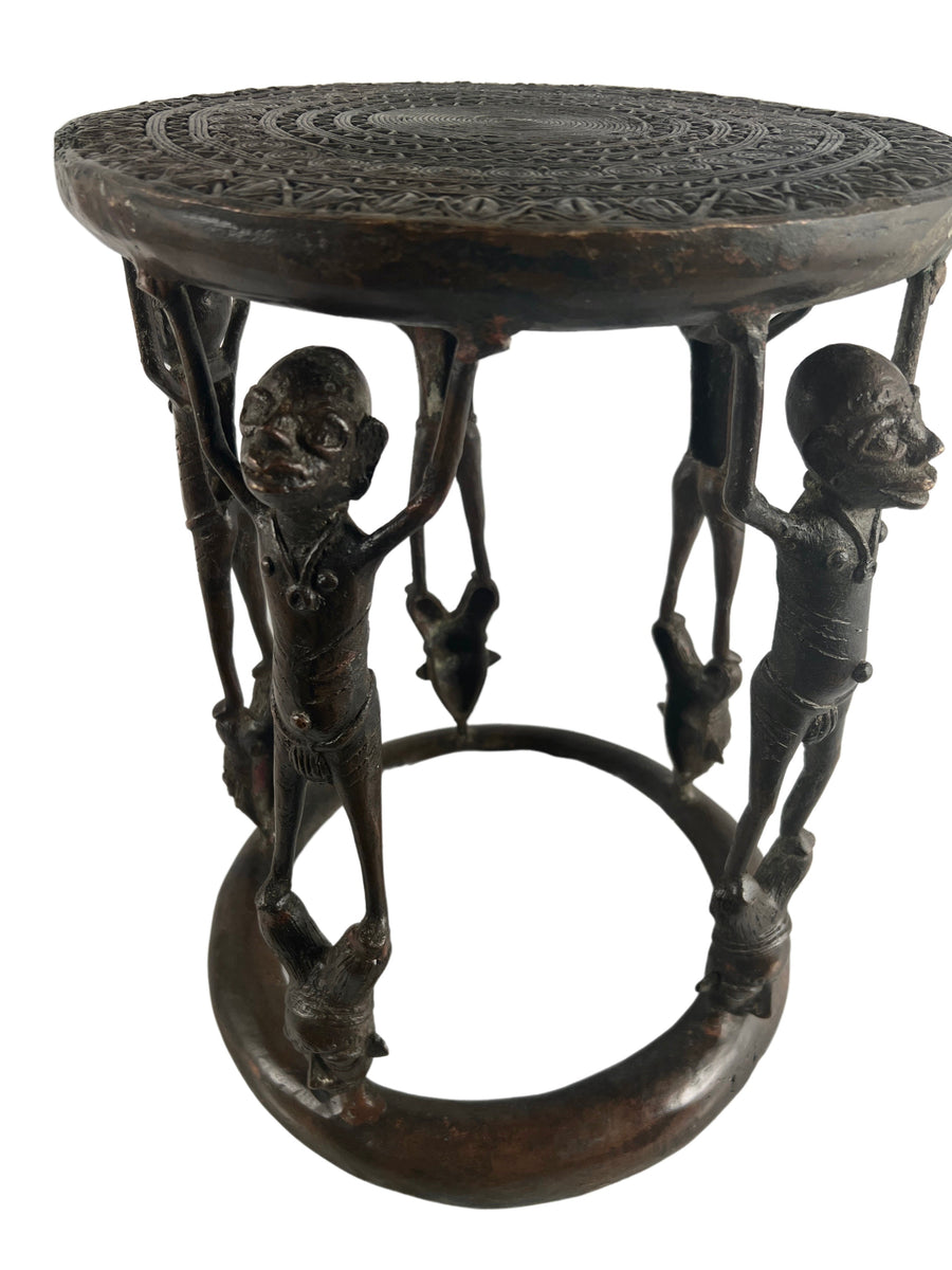 Bamoun Bronze Stool