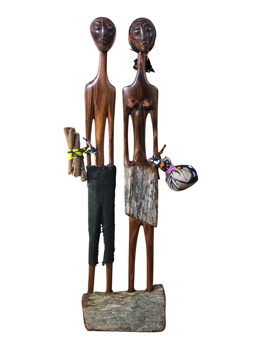 Makonde Mozambican Long Tall Couple