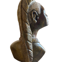 Shona Tribe Fruit Serpentine Chief With Feather