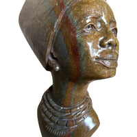 Shona Tribe Fruit Serpentine Lady with hat