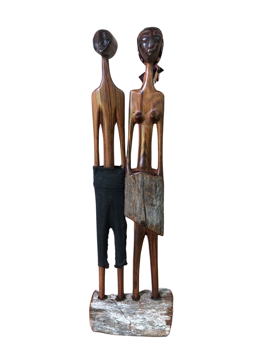 Makonde Mozambican Long Tall Couple