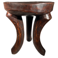 Bamileke Three Legged Wooden Stool